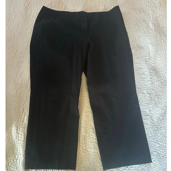 Chico’s Solid Black Capris Sz. 3 (16) - Picture 2 of 6